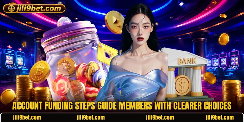 Account funding steps guide members with clearer choices