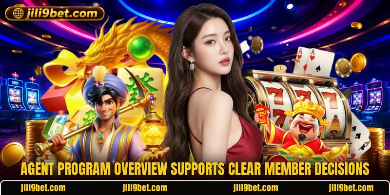 Agent program overview supports clear member decisions Agent program overview supports clear member decisions