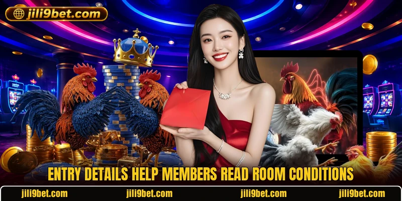 Entry details help members read room conditions