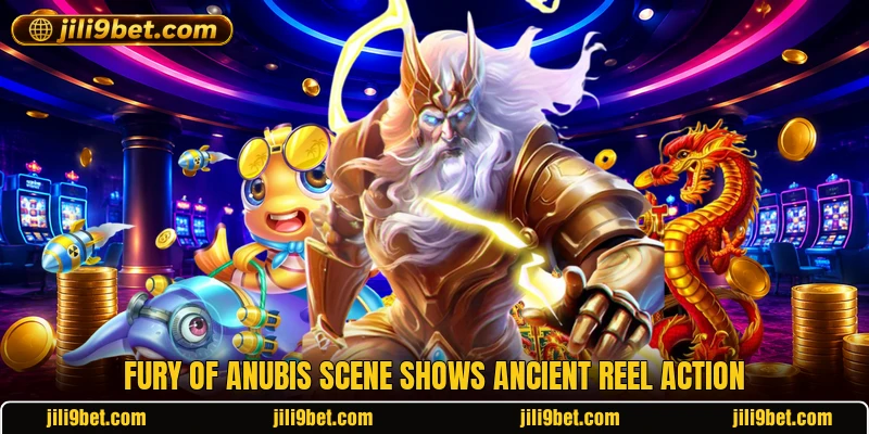 Fury of Anubis scene shows ancient reel action