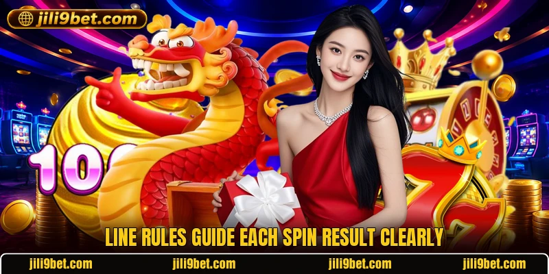 Line rules guide each spin result clearly