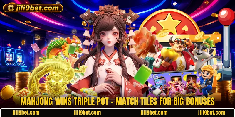 Mahjong Wins Triple Pot - Match Tiles For Big Bonuses