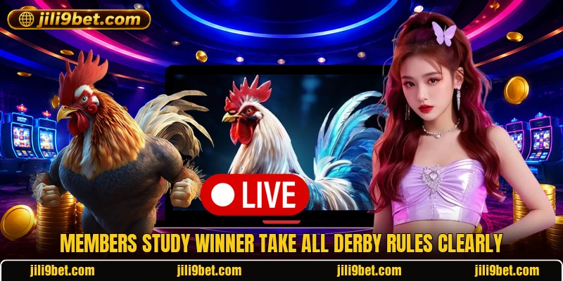 Members study Winner Take All Derby rules clearly