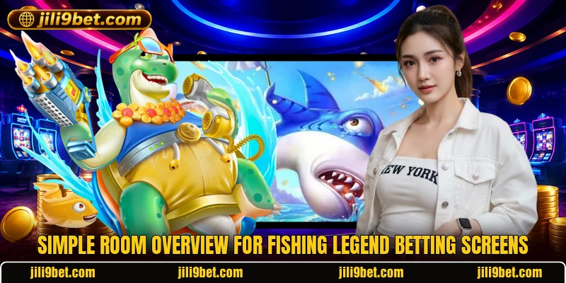 Simple room overview for Fishing Legend betting screens